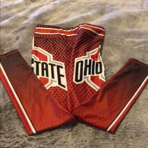 Ohio State yoga pants